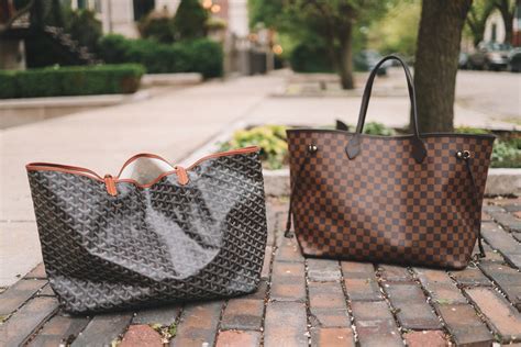 goyard st louis tote vs lv neverfull|lv neverfull vs goyard.